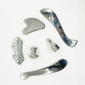 304 stainless steel gua sha with logo high quality <b>roller</b> steel guasha - Product Image 5