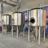 Cuve de Fermentation Conique en Acier Inoxydable 1000L à Prix Abordable avec Chemise de Refroidissement Isobare à Vendre