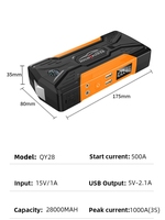 Nuevo Arrancador de Baterías de Litio de 98000mAh y 1000A con Compresor de Aire y Cargador de Baterías
