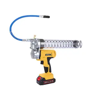 Source Factory Jinhua Grease Gun Single Use 900cc Push Type Electric Grease Gun with Battery