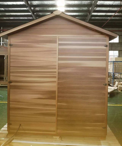 Cabine de sauna infrarouge traditionnelle en <span class=keywords><strong>cèdre</strong></span> de grande taille, capsule de vapeur moderne, sauna sec extérieur - Product Image 6