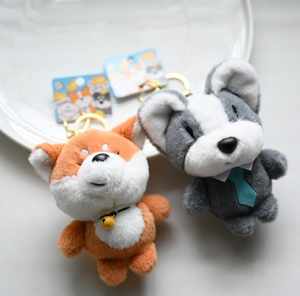Llavero de Peluche Personalizado en Stock, Adorable y Suave, con Diseño 3D de Perro en Postura de Pie, Accesorio de Peluche de <span class=keywords><strong>Shiba</strong></span> Inu, Pug, Husky, Fluffy - Product Image 6