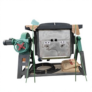 Horno de Inducción Inclinable, Máquina Eléctrica para Fundir Metales, para Reciclaje de Chatarra de Aluminio y Cobre - Product Image 1