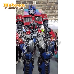 Costume de robot LED jaune sur mesure de 3 m de haut pour événements, fêtes, cosplay, mascotte, performance pour adultes - Product Image 2