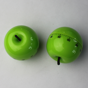 Nhựa Màu Xanh Lá Cây Của Apple Shape Hẹn Giờ Cơ Khí Cho Nấu Ăn - Product Image 4