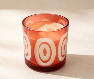 Modern Colorful Dot Glass Jar Scented <b>Paraffin</b> Wax Candle Cylinder Home Decoration Floral Plant Fragrance Aromatherapy - Product Image 1