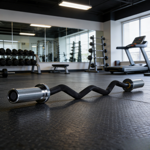 <span class=keywords><strong>Barre</strong></span> d'haltères en acier Cerakote de Rising Fitness pour l'haltérophilie et la salle de sport. Produit de poids libres - Product Image 2