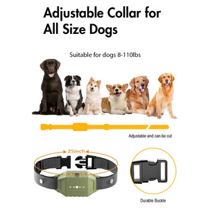 Phong Cách Công Nghiệp Không Thấm Nước Có Thể Điều Chỉnh Âm Thanh Rung Điện Pet Đào Tạo Nguồn Cung Cấp Màn Hình Màu Điều Khiển Từ Xa <span class=keywords><strong>Dog</strong></span> Collars - Product Image 3