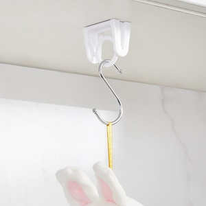 360 Degree Rotating <b>Hook</b> <b>Curtain</b> Rod <b>Hook</b> Steering Telescopic Rod <b>Hook</b> No Punching Ring Triangle for Bathroom - Product Image 4
