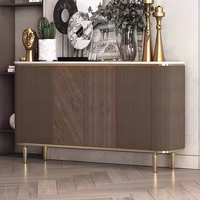 Meuble de rangement moderne en marbre de luxe léger, haut de gamme, pour chambre à coucher, entrée, salon, grande capacité, écologique