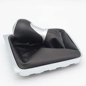 Poignée de levier de vitesse en cuir pour Volkswagen Passat B6 Audi, conception ergonomique, 5ème et 6ème vitesse, transmission manuelle - Product Image 4