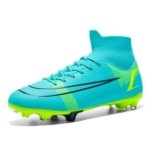 Groothandel Hoge Enkel Messi Cr7 Best Verkopende Futsal Star Impact Merk Mannen Custom Outdoor Laarzen Voetbal Schoenen