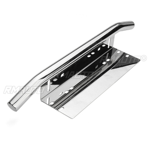 Soporte de Montaje Plateado para Barra de Luces Delantera de Coche, Soporte para Matrícula de Coche, Soporte para Barra de Luces de Matrícula Delantera de Automóvil - Product Image 4