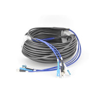 Cable de Fibra Óptica Retardante de Llama para Exteriores, Cable de Comunicación con Rotura Blindada, Duplex, Cable de Comunicación, SC 2/4