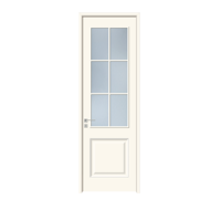 Portes intérieures en bois composite (WPC) 2026, résistantes à l'humidité, à la moisissure et aux termites, écologiques, imperméables et sans peinture