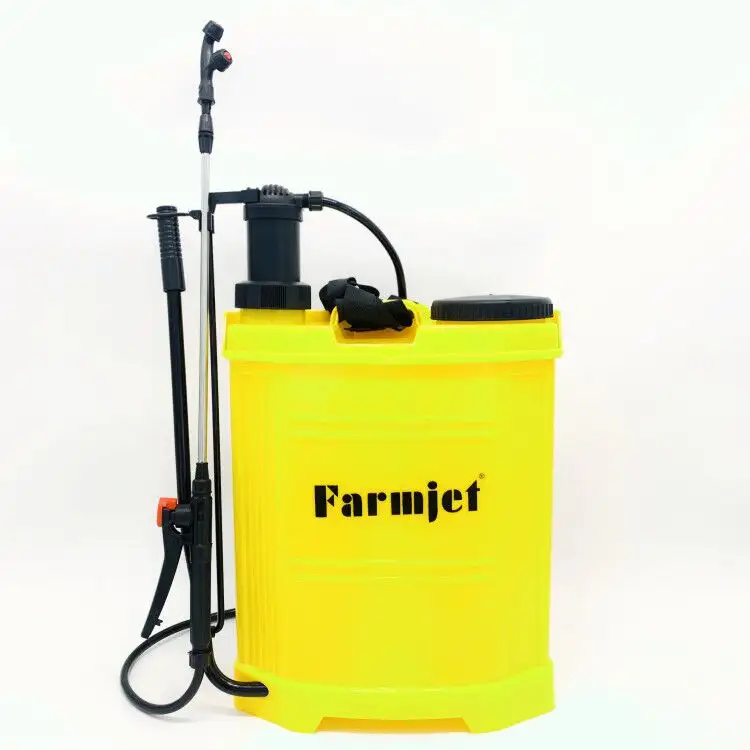 Farmjet 20L Pulvérisateur à dos jaune citron pulvérisateur agricole manuel pour arroser les fleurs