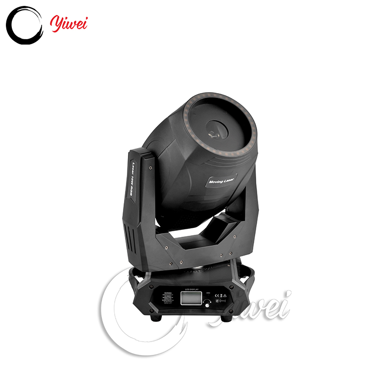 Super Quality 10W RGB Full Color Animation Moving Head Laser Light with ILDA High Brightness LED Halo Ring for Stage Show