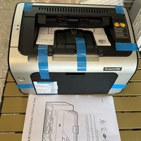 Imprimante laser noir et blanc compacte H-P P1108 pour la maison, format A4, interface USB, impression filaire et sans fil, en stock, d'occasion