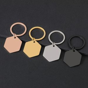 Promotional Custom Full Color Print Stainless Steel <b>Engraving</b> UV Laser Color Printing Blank No Words Holiday Gift Metal Keychain - Product Image 1