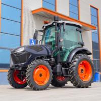 Tracteur de Ferme Moteur EPA Tracteur Compact avec Chargeur et Rétrocaveuse