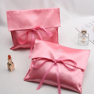 Wholesale Luxury High-Quality Logo Printed <b>Gift</b> <b>Envelope</b> Satin Bag for Handbag Silk <b>Envelope</b> Bust Pouch - Product Image 1