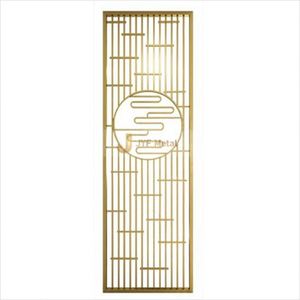 ANN2847 Modern Stainless Steel 304 Washable Coating Multi-Functional Room Divider Metal <b>Screen</b> Partition Villa Hotel Lobby - Product Image 5