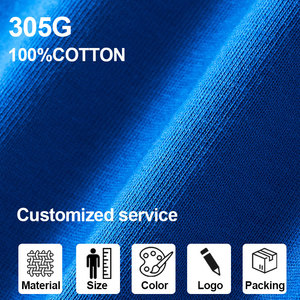 Vente en gros T-Shirt lourd oversize unisexe 305 Gsm épais 100% coton imprimé Logo épaule tombante Streetwear décontracté pour hommes - Product Image 6