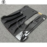 Diffuseur arrière en fibre de carbone style Nismo avec canards et feux stop pour Nissan GTR R35 années 2012-2022