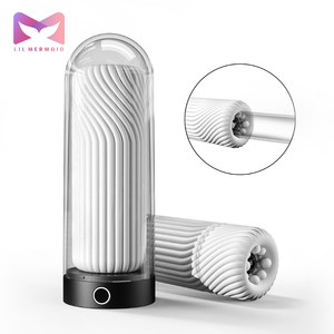 लिल मर्मेड स्मार्ट प्री-हीट मैनुअल मास्टरबेटर कप एक-बटन वार्मिंग समायोज्य तापमान व्यक्तिगत आराम सेक्स खिलौने के लिए - Product Image 1