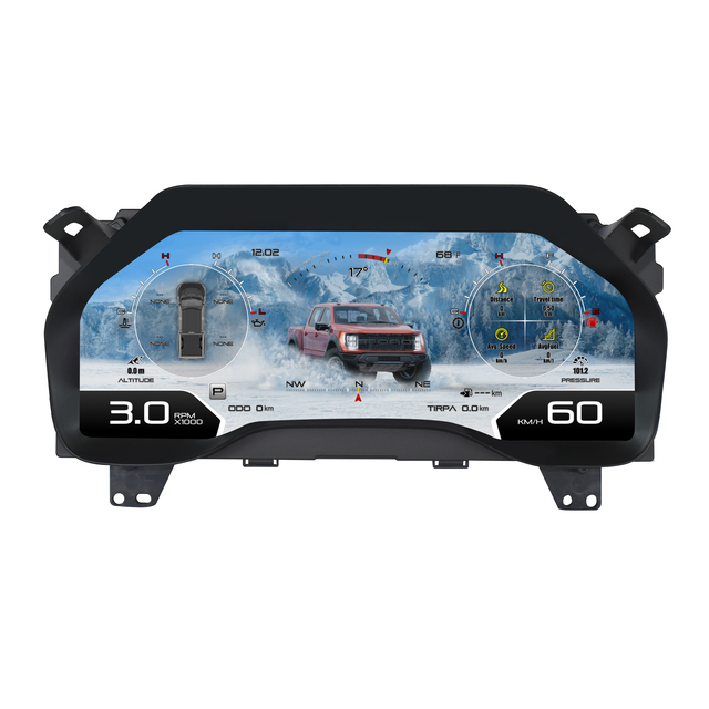 13.1 Inch Linux System Virtual Display LCD Digital Cluster for Ford F150 2015-2022 Speedometer Instrument Screen Cockpit Panel