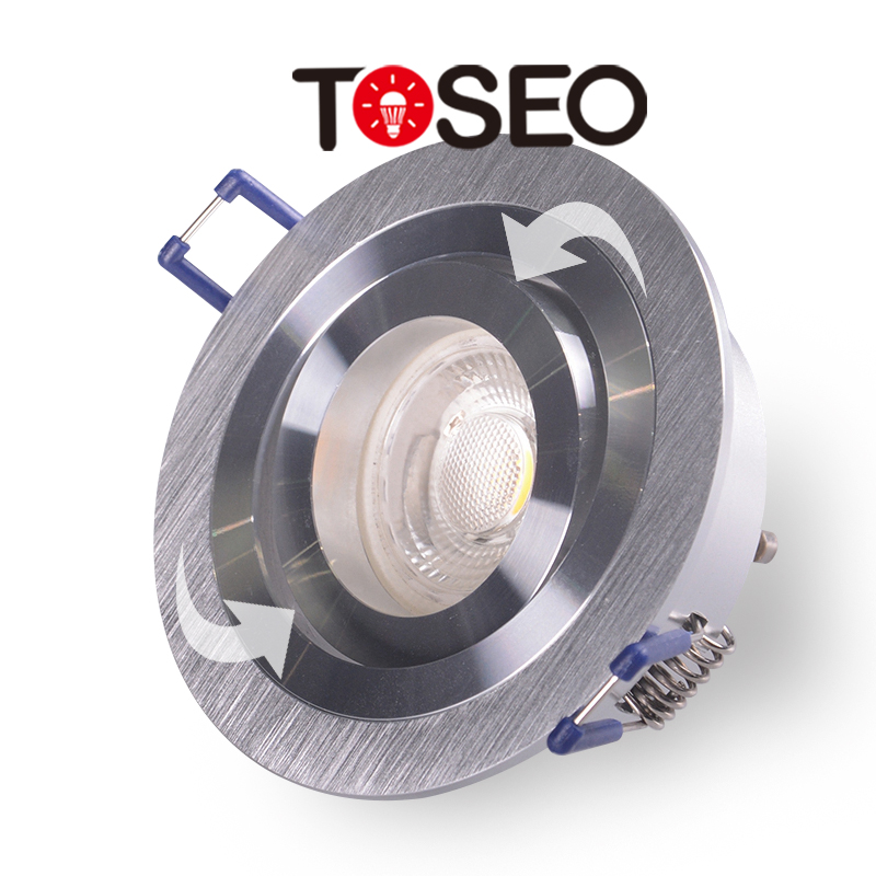 Customized Aluminium Ceiling Downlight Indoor Adjustable Round LED Spotlight