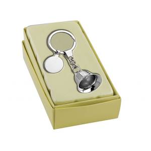 Porte-clés en métal personnalisé avec porte-monnaie, mousqueton, laiton clair et alliage, style tendance - Product Image 2