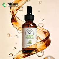 Huile Essentielle de Romarin Biologique Certifiée, Parfum Frais et Doux, Favorise la Croissance Capillaire, Anti-Chute, Soin du Cuir Chevelu, Épaississement des Cheveux, 100% Pure, Pressée à Froid
