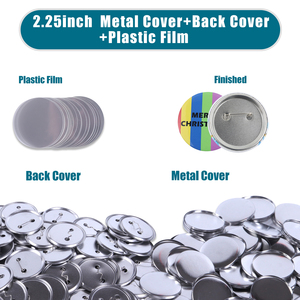 58mm(2.25in) <strong>Button</strong> Parts Supplies Blank <strong>Pin</strong> <strong>Button</strong> Badge Material, Round <strong>Pin</strong> <strong>for</strong> <strong>Button</strong> Maker Machine - Product Image 2