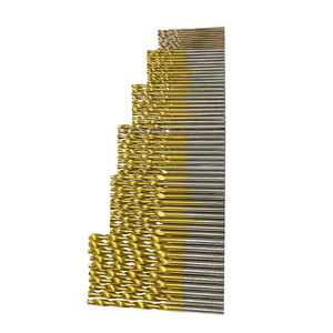 60 pièces de forets hélicoïdaux en acier rapide plaqué titane 1,0 mm-3,5 mm, jeu de forets multi-usages pour le travail du bois - Product Image 5