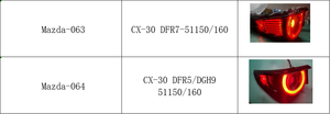 ไฟท้าย51150/160 DFR5/DGH9สำหรับ <span class=keywords><strong>MAZDA</strong></span> 3 2020-2022อุปกรณ์ตกแต่งรถยนต์ - Product Image 6