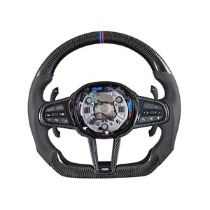 Volant en fibre de carbone pour BMW CS M1 M2 M3 M4 M5 M6 M340i CSL GTS F82 F80 F87 F90 G80 G82 Toyota A90 Gr Supra Mk4 Mk5 G80 - Product Image 3