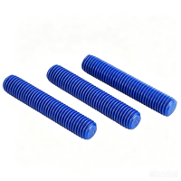 Tige filetée DIN975 à finition multi-surfaces |   Barre filetée en acier inoxydable 304, finition zinc / oxyde noir / zinc jaune