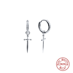 <span class=keywords><strong>Boucles</strong></span> <span class=keywords><strong>d</strong></span>'oreilles créoles A923 en <span class=keywords><strong>argent</strong></span> sterling S925 plaqué <span class=keywords><strong>or</strong></span> pour femme, bijoux tendance - Product Image 5