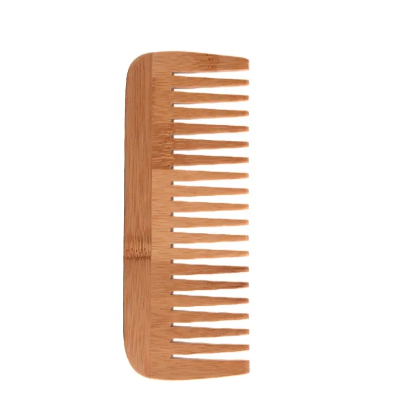 Wooden/Bamboo Detangling Combs wide/narrow tooth massage straightener hair growth comb