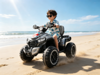 Nouveau produit : Quad électrique pour enfants de grande taille, avec USB et Bluetooth, kit ATV électrique, véhicule tout-terrain pour la plage
