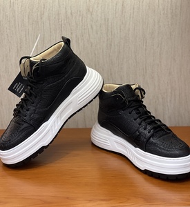 Zapatillas de Lujo para Hombre, Estilo Botín, Hechas a Mano con 100% Piel de Avestruz Genuina, Plataforma Robusta, Calzado de Piel Exótica, OEM - Product Image 3