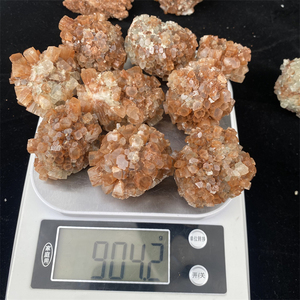 Spécimen minéral d'<span class=keywords><strong>aragonite</strong></span> rouge d'amas de cristal brut de gemme de cristal naturel de haute qualité - Product Image 6