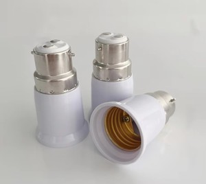 Convertisseur <span class=keywords><strong>de</strong></span> douilles <span class=keywords><strong>de</strong></span> lampe LED B22 vers E27, adaptateur <span class=keywords><strong>de</strong></span> douille d'éclairage, supports d'ampoules, courant nominal 10A pour la conversion <span class=keywords><strong>de</strong></span> la base d'ampoule - Product Image 1