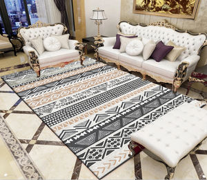 Alfombras Elegantes con Diseño de Hojas de Rosa, Alfombras Modernas de Mármol, Alfombras Estéticas para Sala de Estar y Dormitorio, Regalos de Lujo para el Hogar - Product Image 4