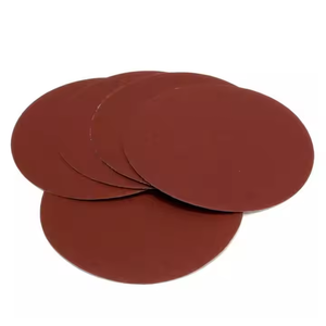 25 teile/satz 40sets/karton 40 Körnung Aluminium oxid Schleifpads <span class=keywords><strong>125mm</strong></span> für Trockenbau Flex Schleifen Schleif scheiben Haken und Schlaufe - Product Image 4