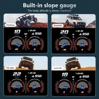 HUD OBD2 2023 con Múltiples Idiomas, GPS, Presión de Turbo P24, Pantalla de Velocidad, Medidor de Velocidad, Escáner OBD2 para Vehículos