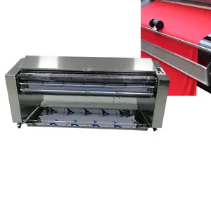 Semi-rétractable wrap textile tissu rouleau inspection vapeur chaleur réglage stenter machine finition emballage rétrécissement machines