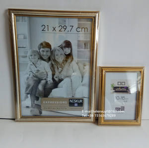 Marco de Fotos de Plástico Estilo Clásico Ecológico de Alta Calidad, Color Dorado Antiguo, para Fotos 3R 4R 5R - Product Image 2