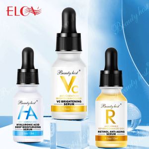 Coffret de Soins Visage Anti-Acné Bio Végan au Rétinol/Acide Hyaluronique/Vitamine C Éclaircissant – Kit de Voyage Sérums Visage - Product Image 6